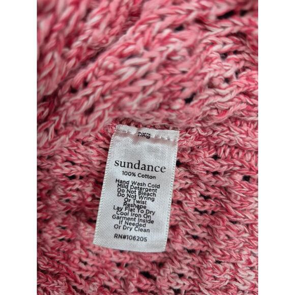 Sundance Free In Spirit Open Front Cardigan Knit Pink Sz S - Picture 7 of 9